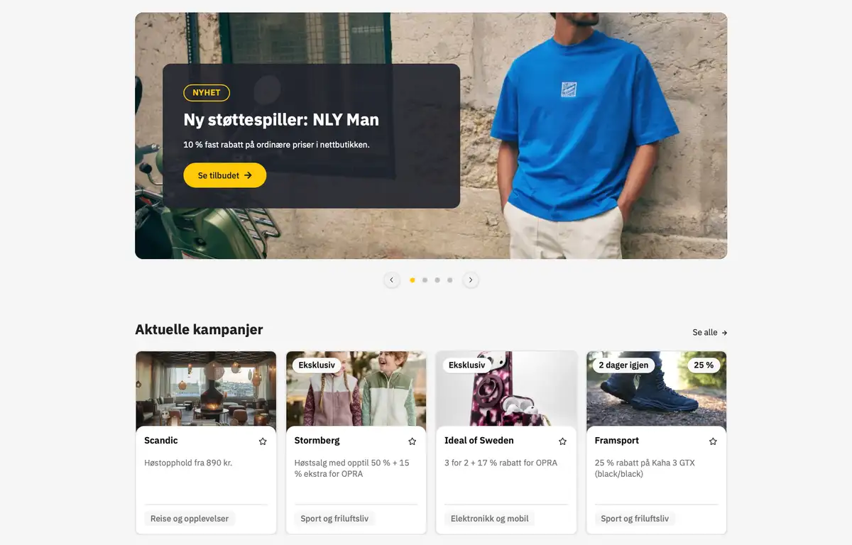 Nytt design i OPRA – enklere å finne det du trenger