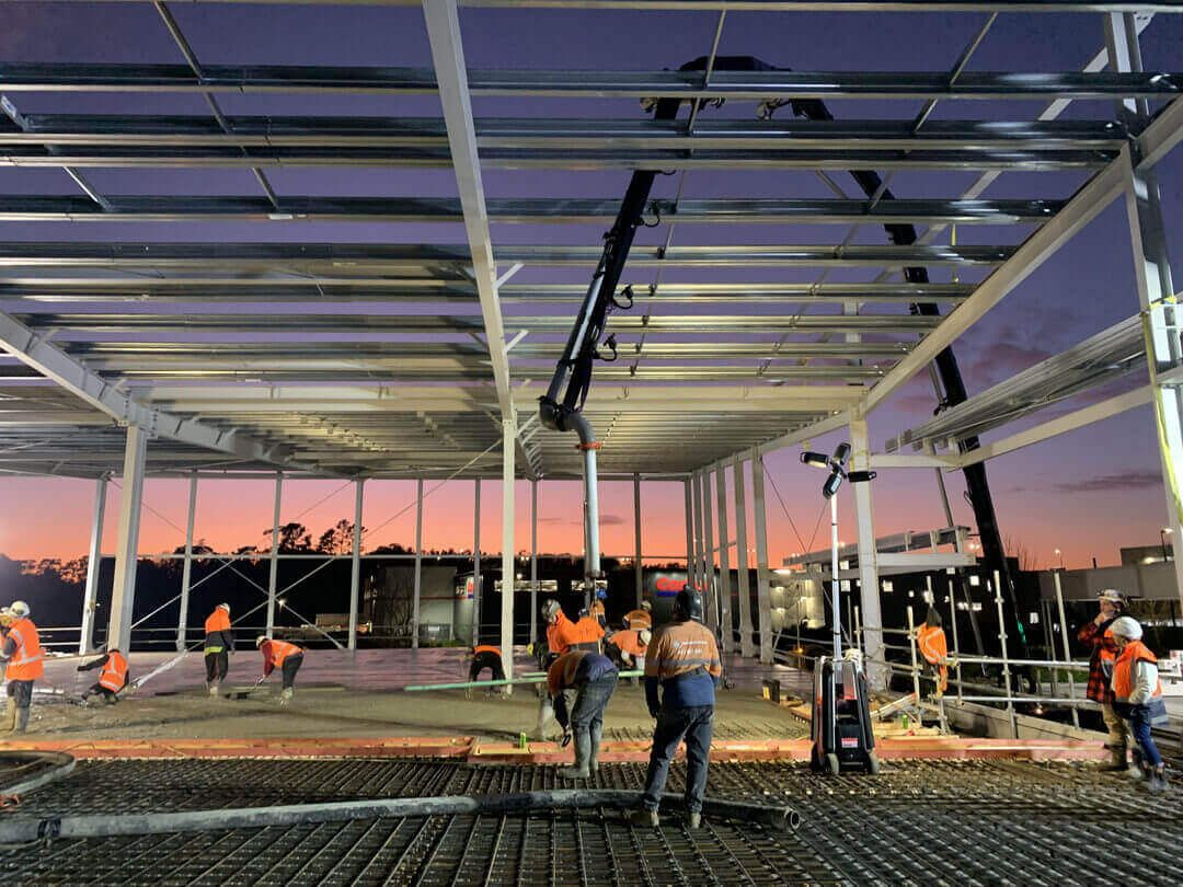 Commercial concrete project by Westend Concrete