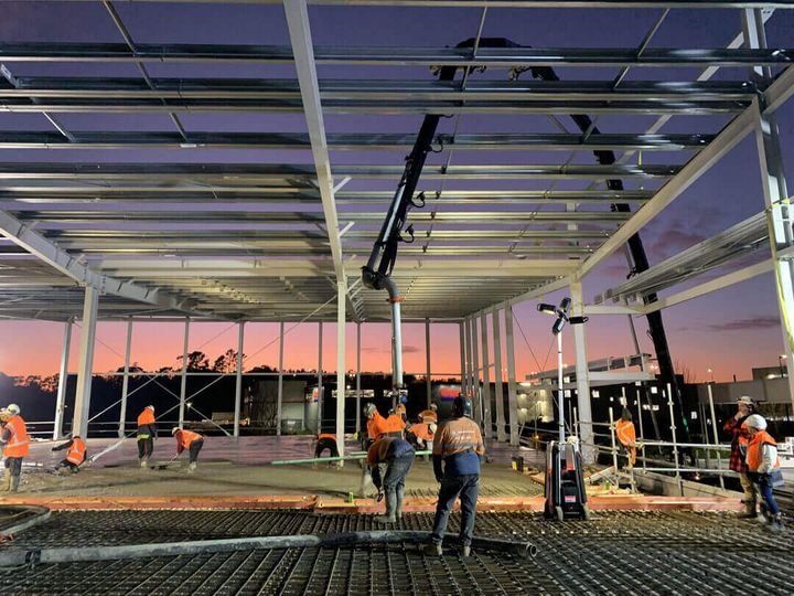 Commercial concrete project by Westend Concrete