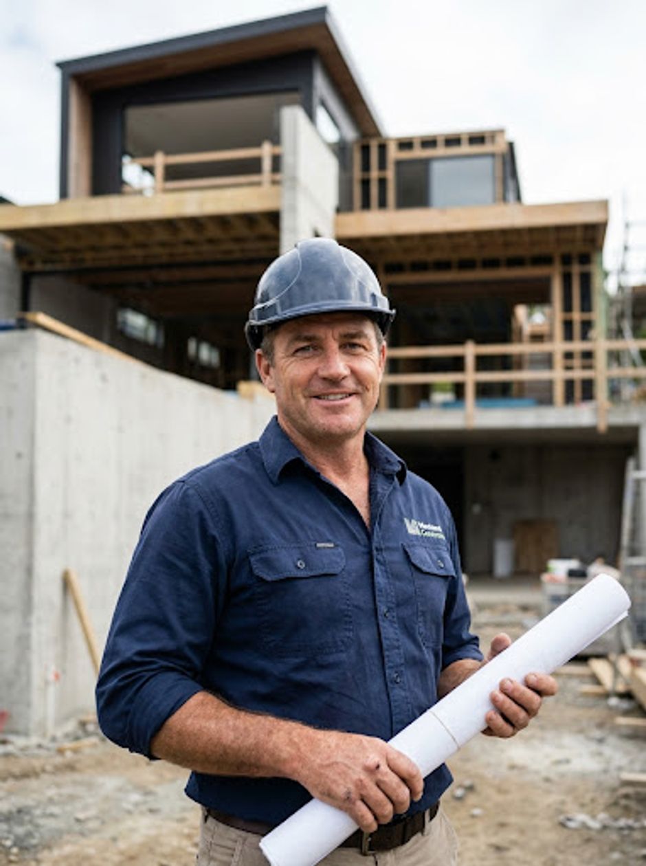 Westend Concrete team member on site