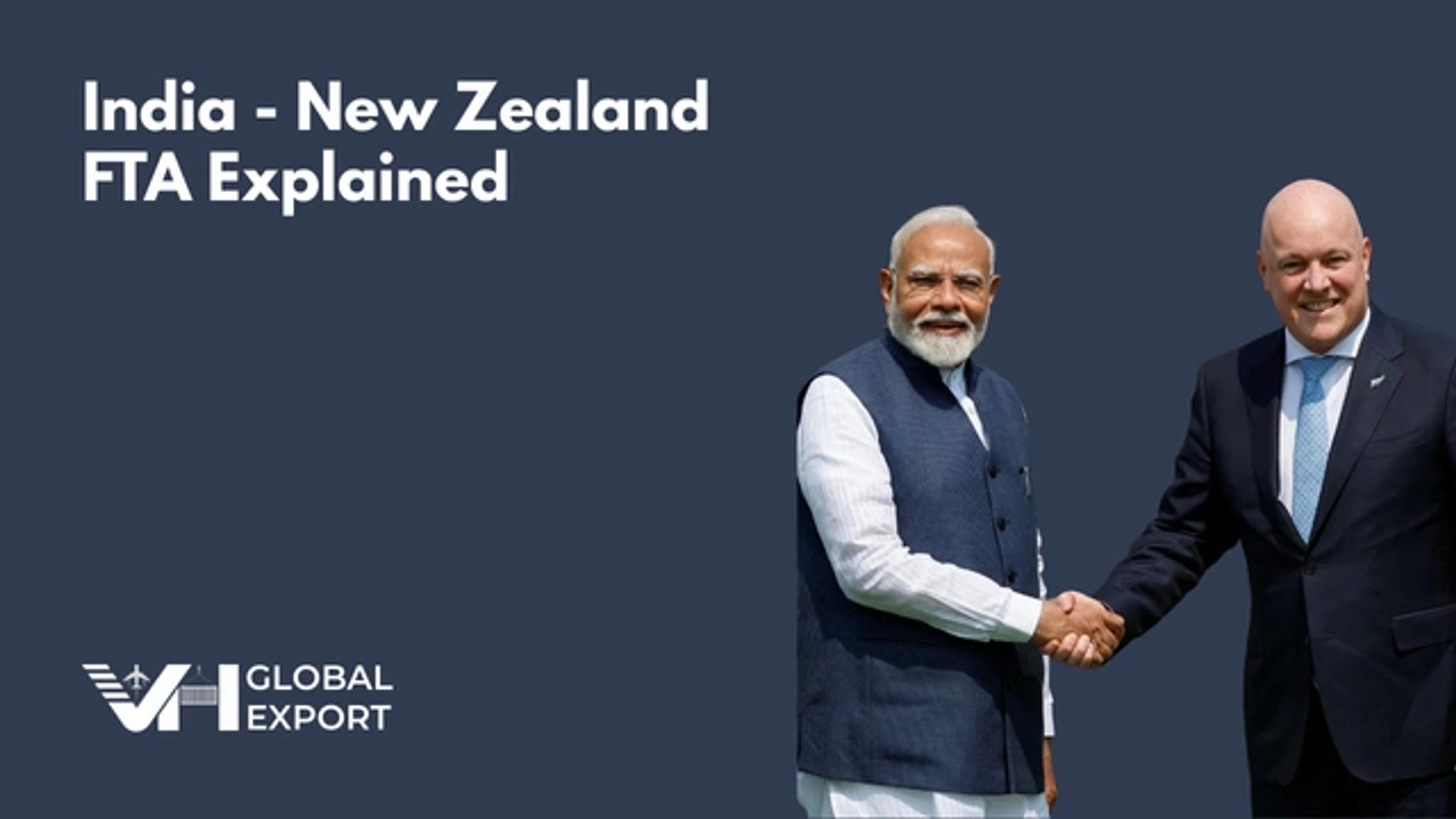 India–New Zealand Free Trade Agreement (FTA): Key Highlights, Benefits & Opportunities