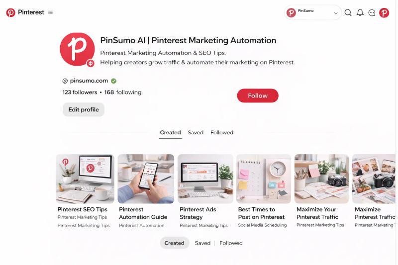 Pinterest Profile Optimization