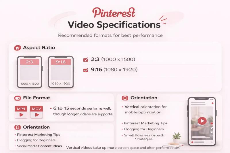 Pinterest video specs