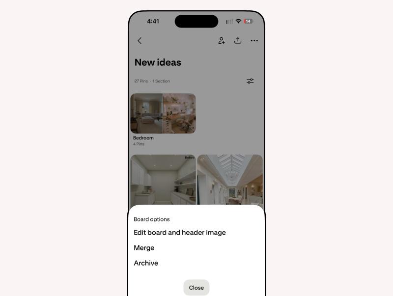 edit Pinterest Boards