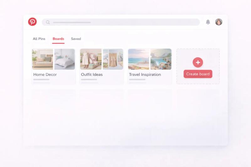 how to create Pinterest board