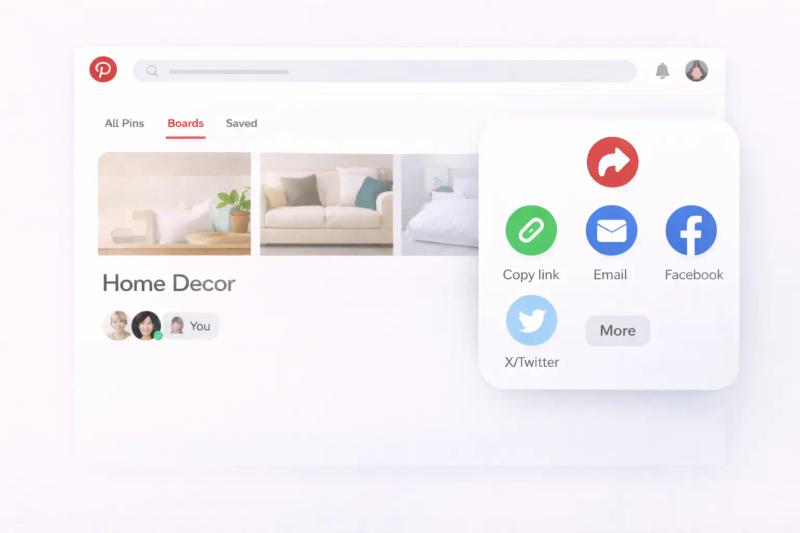 Share a Pinterest Board