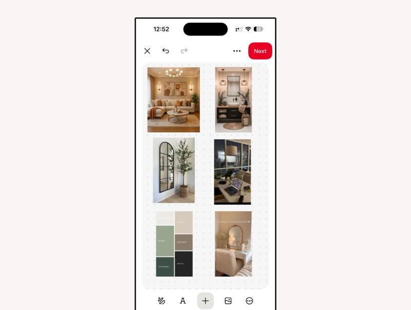 add Pinterest collage step 3
