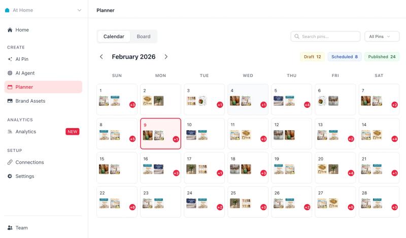 Pinterest Scheduling Tool