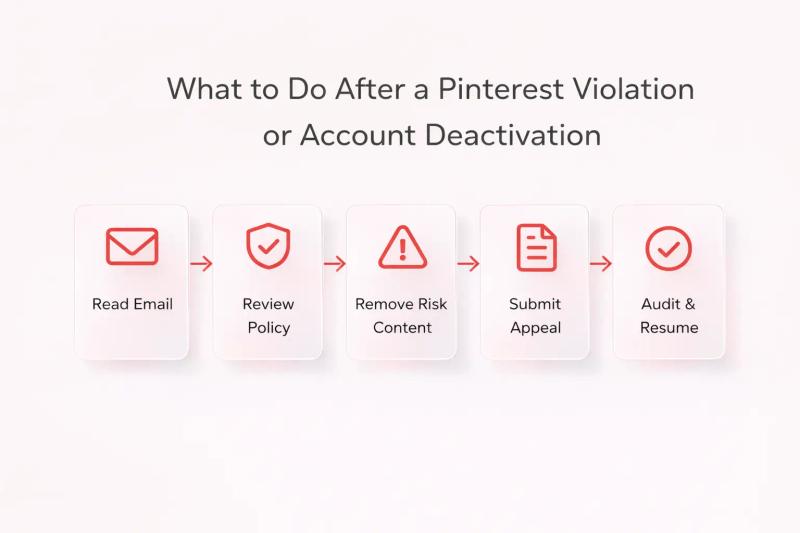 What to Do After a Pinterest Violation or Account Deactivation