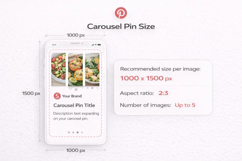 Carousel Pin Size