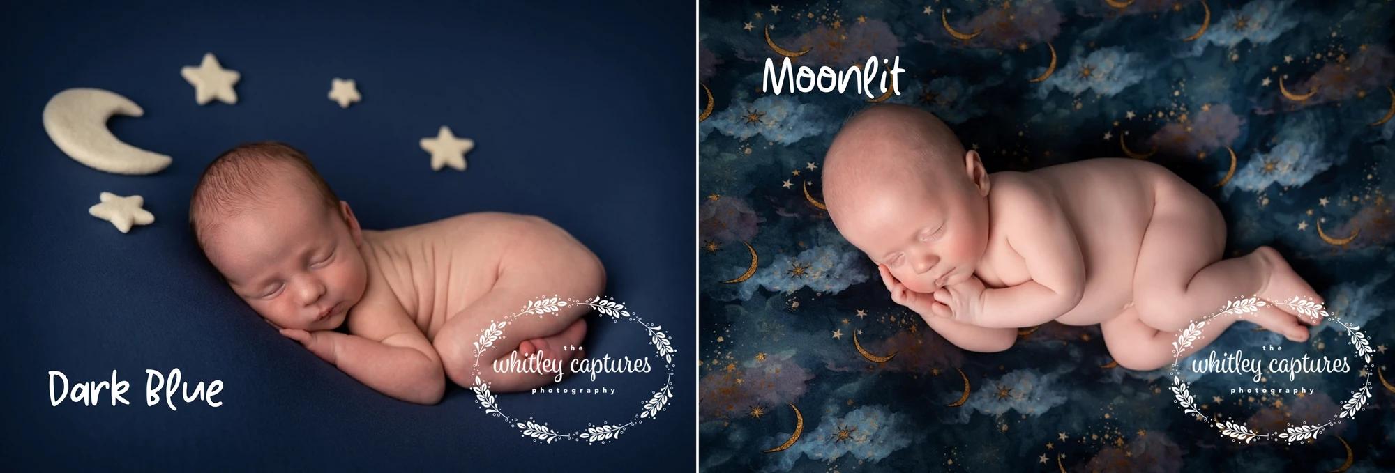 My baby photo shoot posing backdrop library — example 5