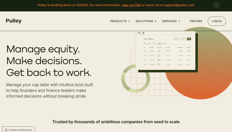 Pulley homepage