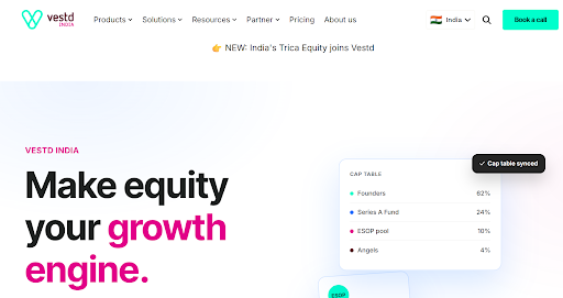 Vestd India homepage