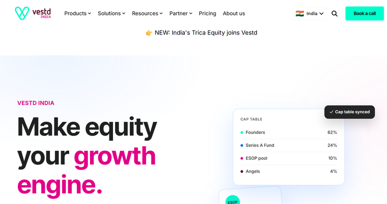 Vestd India homepage