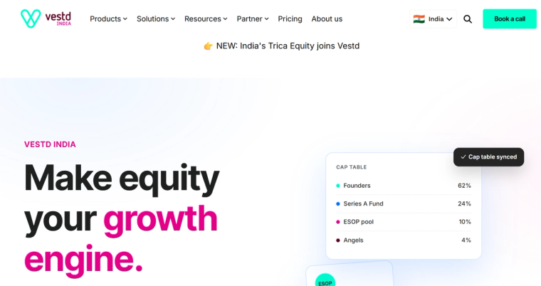 Vestd India homepage