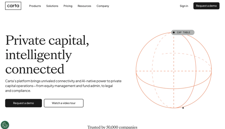 Carta homepage