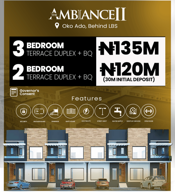Two bedroom terrace duplex (281sangotedo) in Sangotedo