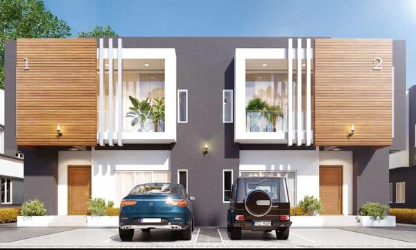 The enzo five bedroom semi-detached duplex (ajah395) in Sangotedo