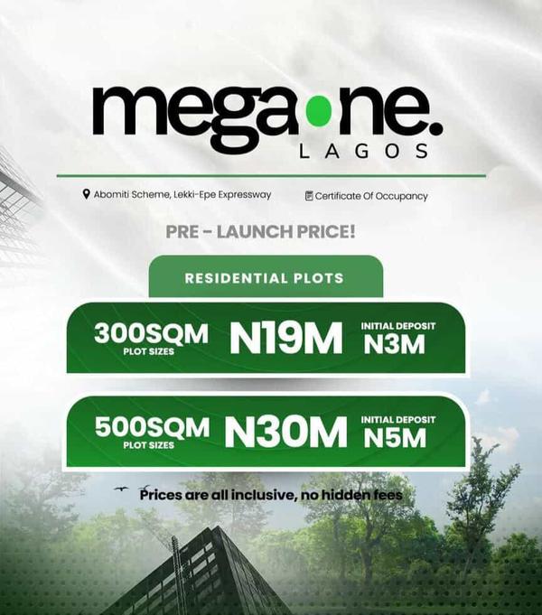 Residential land with c of o (339ibejulekki) in Ibeju Lekki