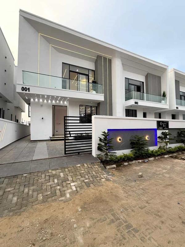 Contemporary four bedroom semi detached duplex (437ajah) in Ajah
