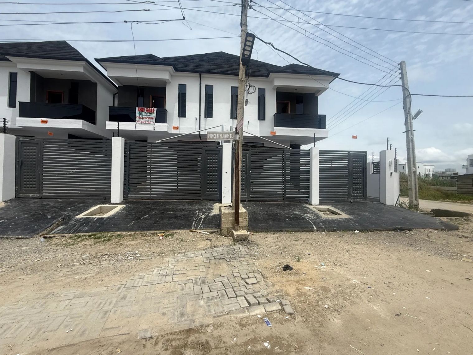 Newly built four bedroom semi detached duplex