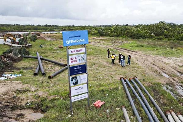 Residential land in blue vale garden estate (455ibeju) in Ibeju Lekki