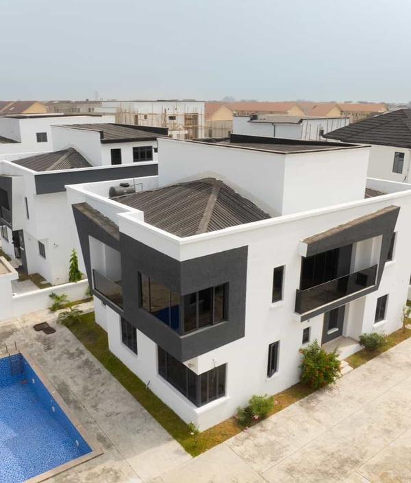 Smart four bedroom detached duplex (413royalgardenestate) in Ajah