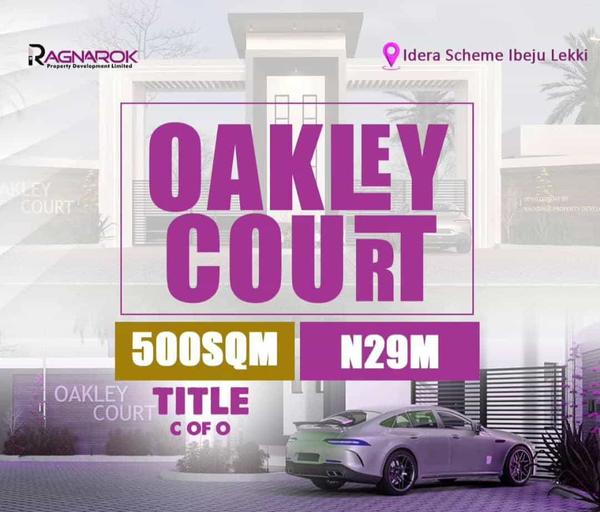 500 sqm land in a well planned estate (333ibejulekki) in Ibeju Lekki