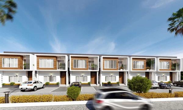 Four bedroom terraced duplex with bq (396sangotedo) in Sangotedo