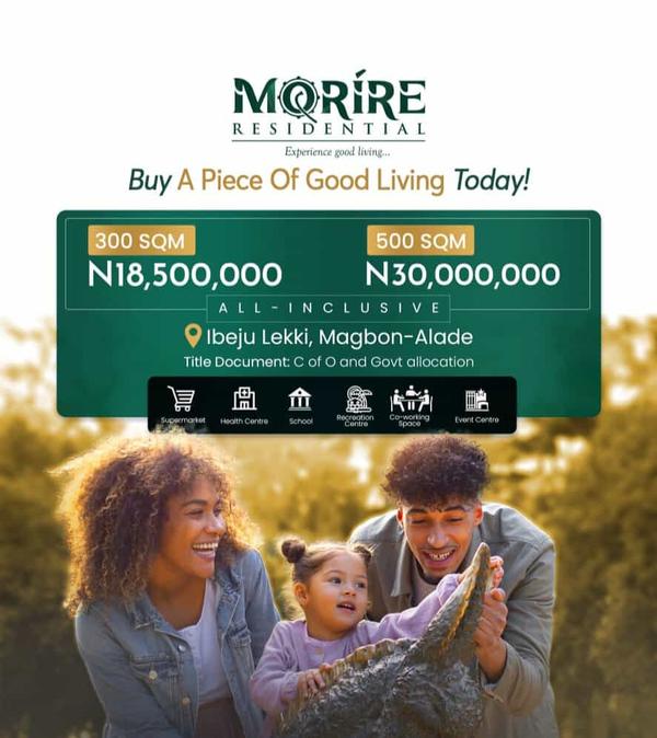 500 sqm land in a fast growing environment (337ibejulekki) in Eleko