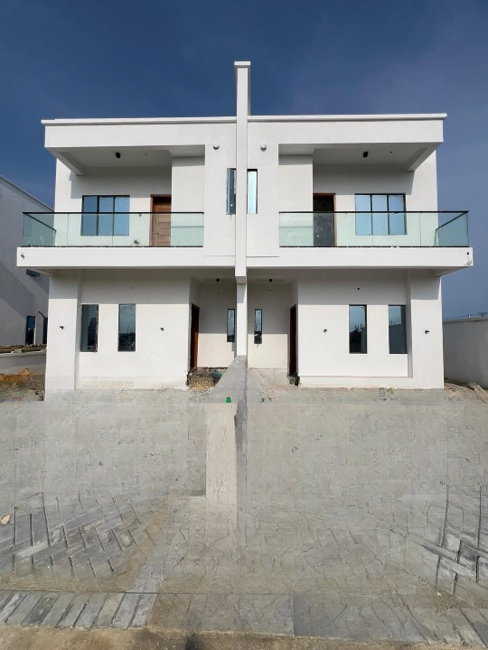 Contemporary four bedroom semi detached duplex (820ajah)
