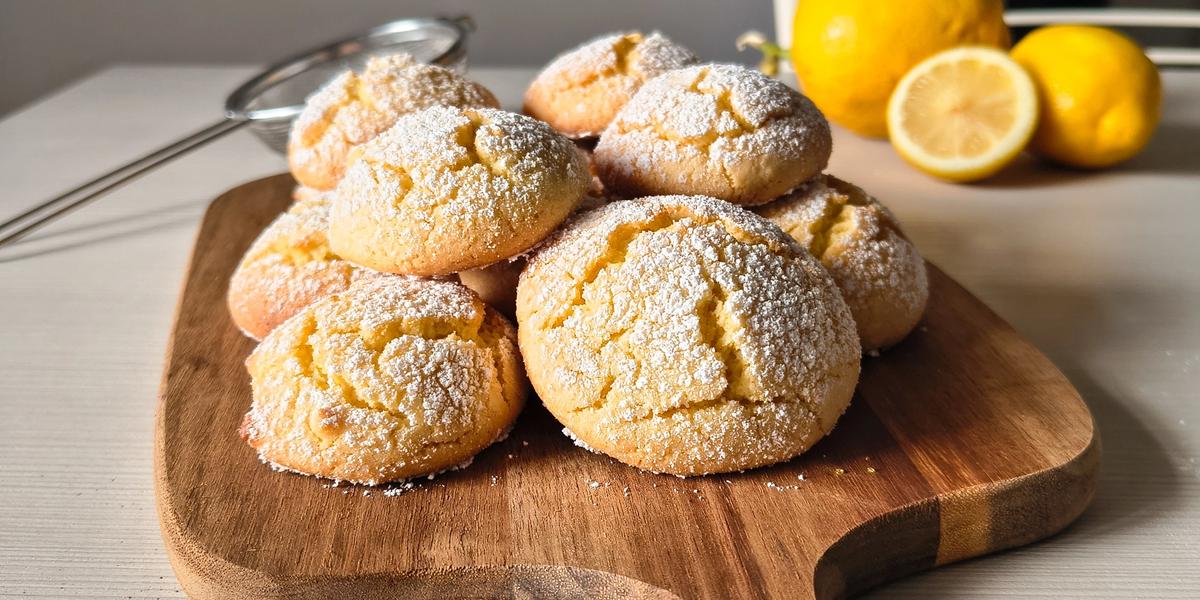 Biscotti profumati al limone 