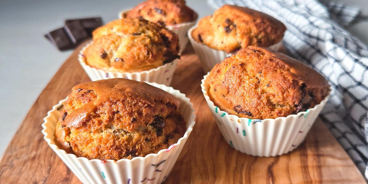 Muffins in friggitrice ad aria, pronti in soli 15 minuti! 