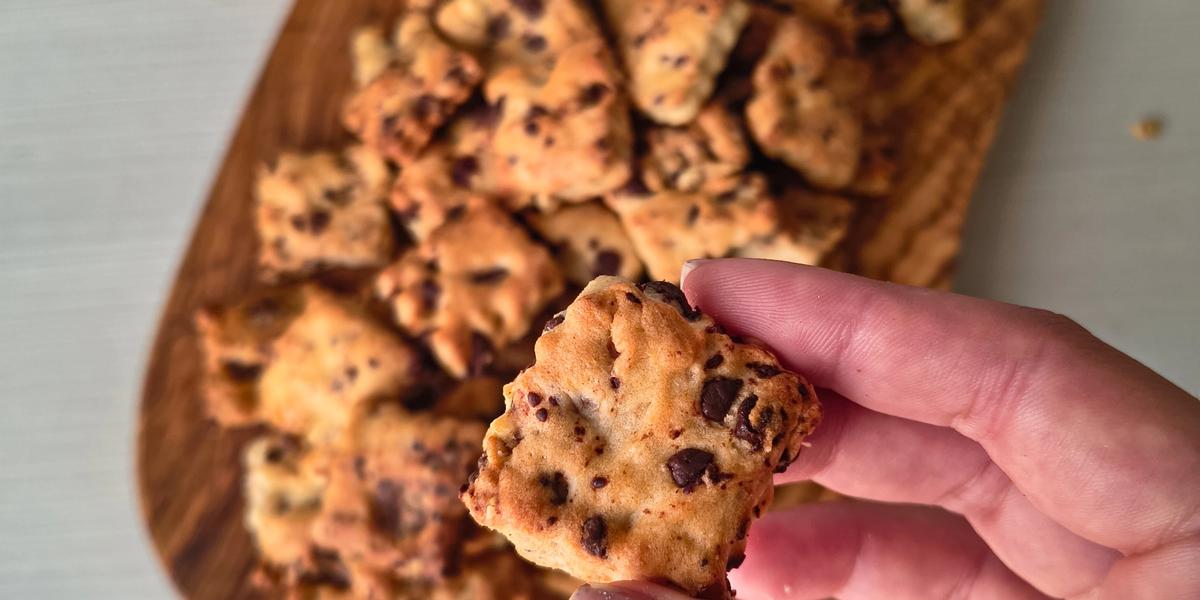 Biscotti leggeri cioccolato e nocciole
