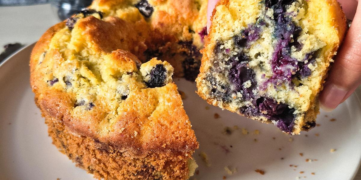 Ciambella ai mirtilli