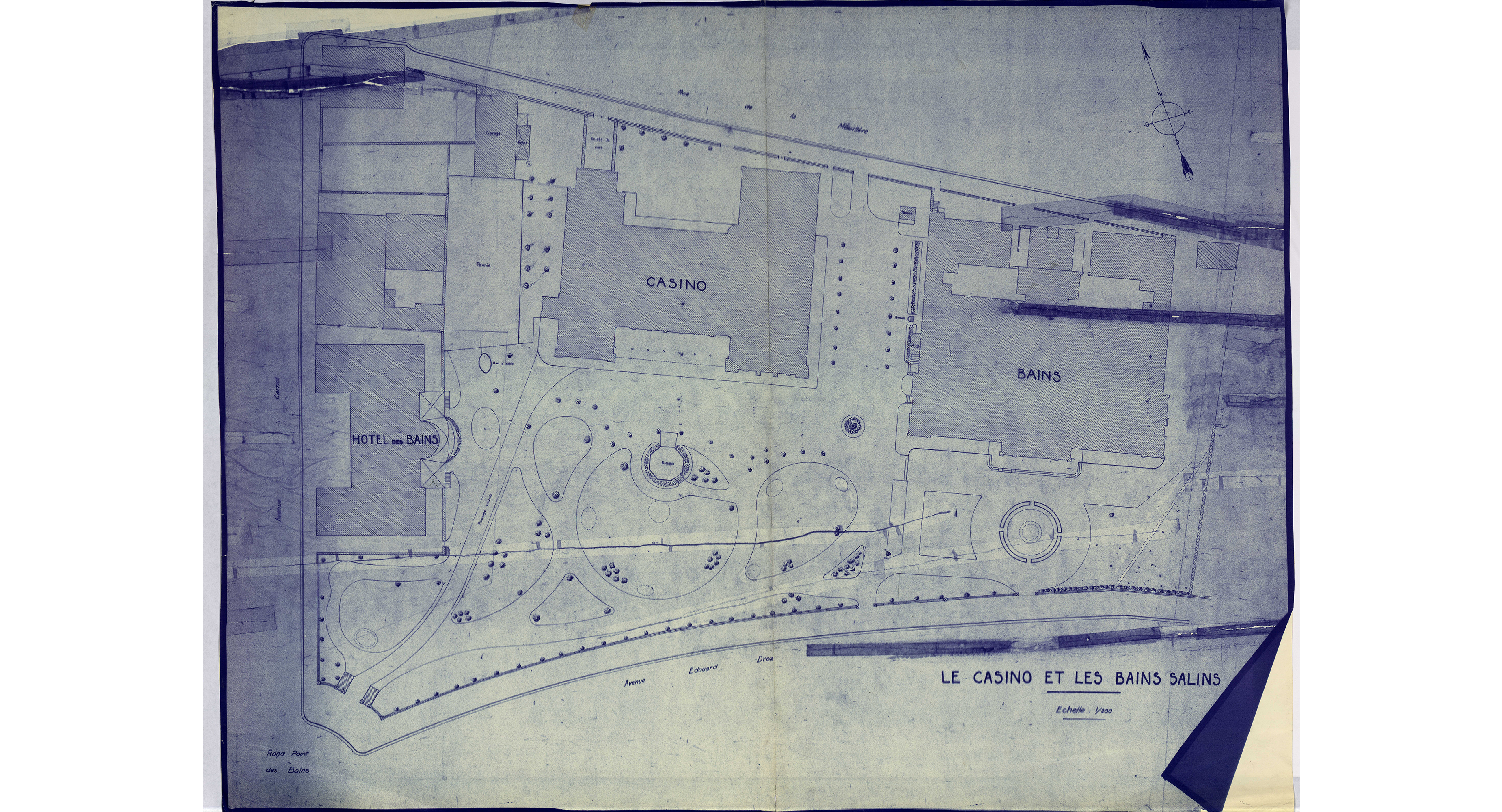 Plan du site de la Mouillère