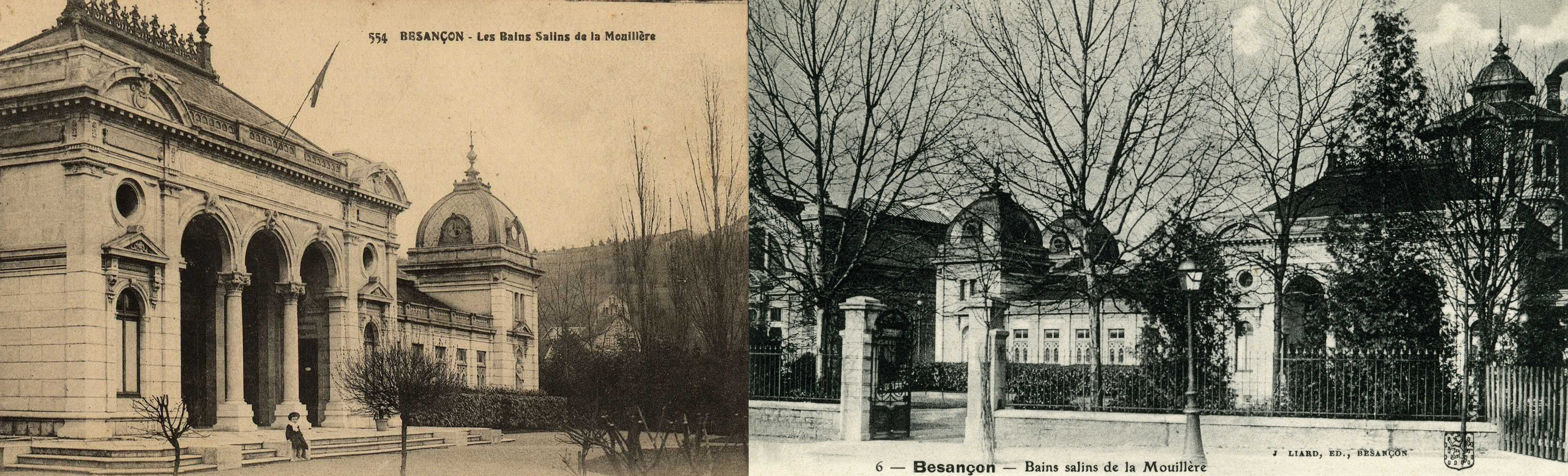 Cartes postales des Bains