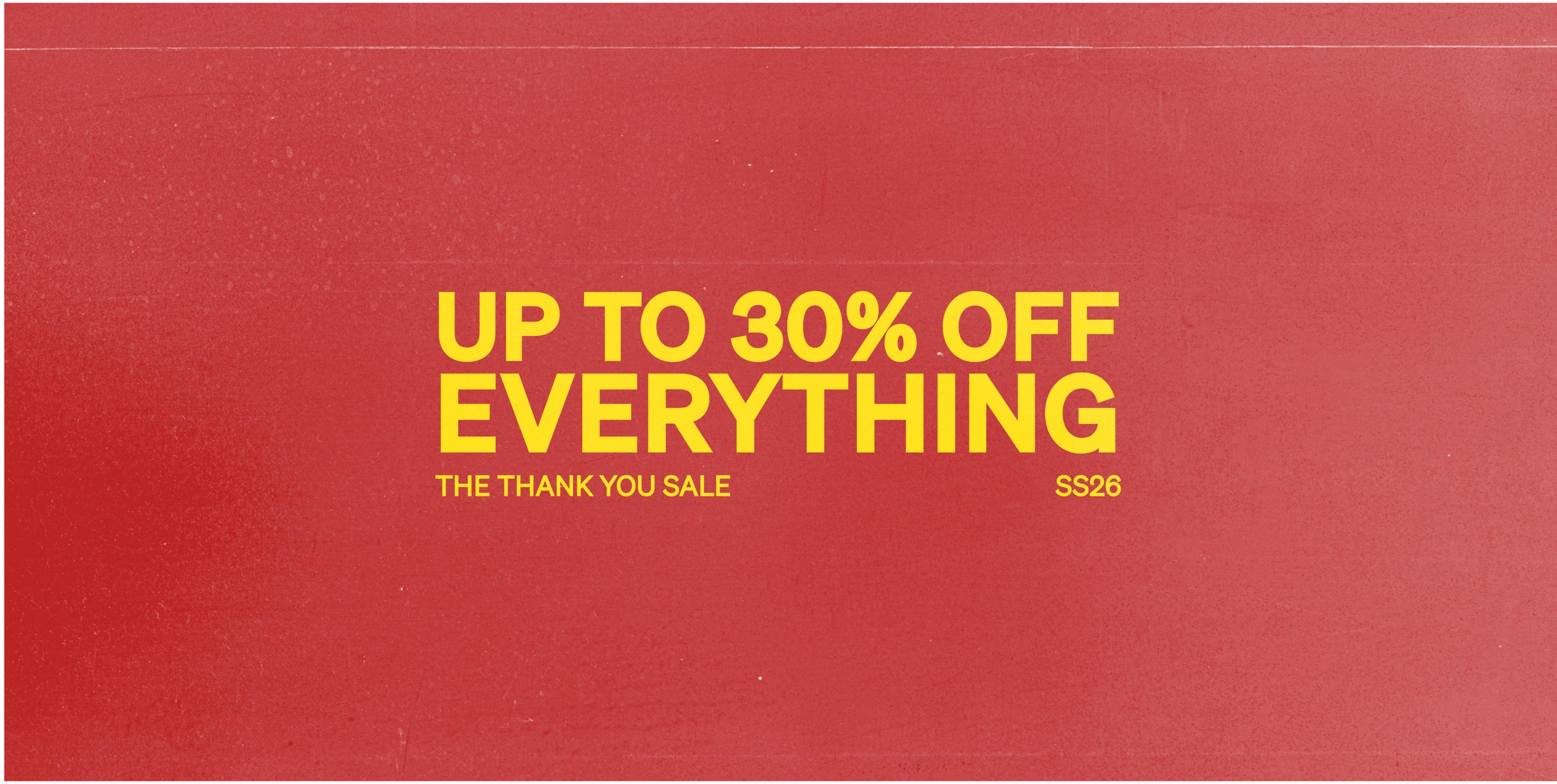  The Thank You Sale