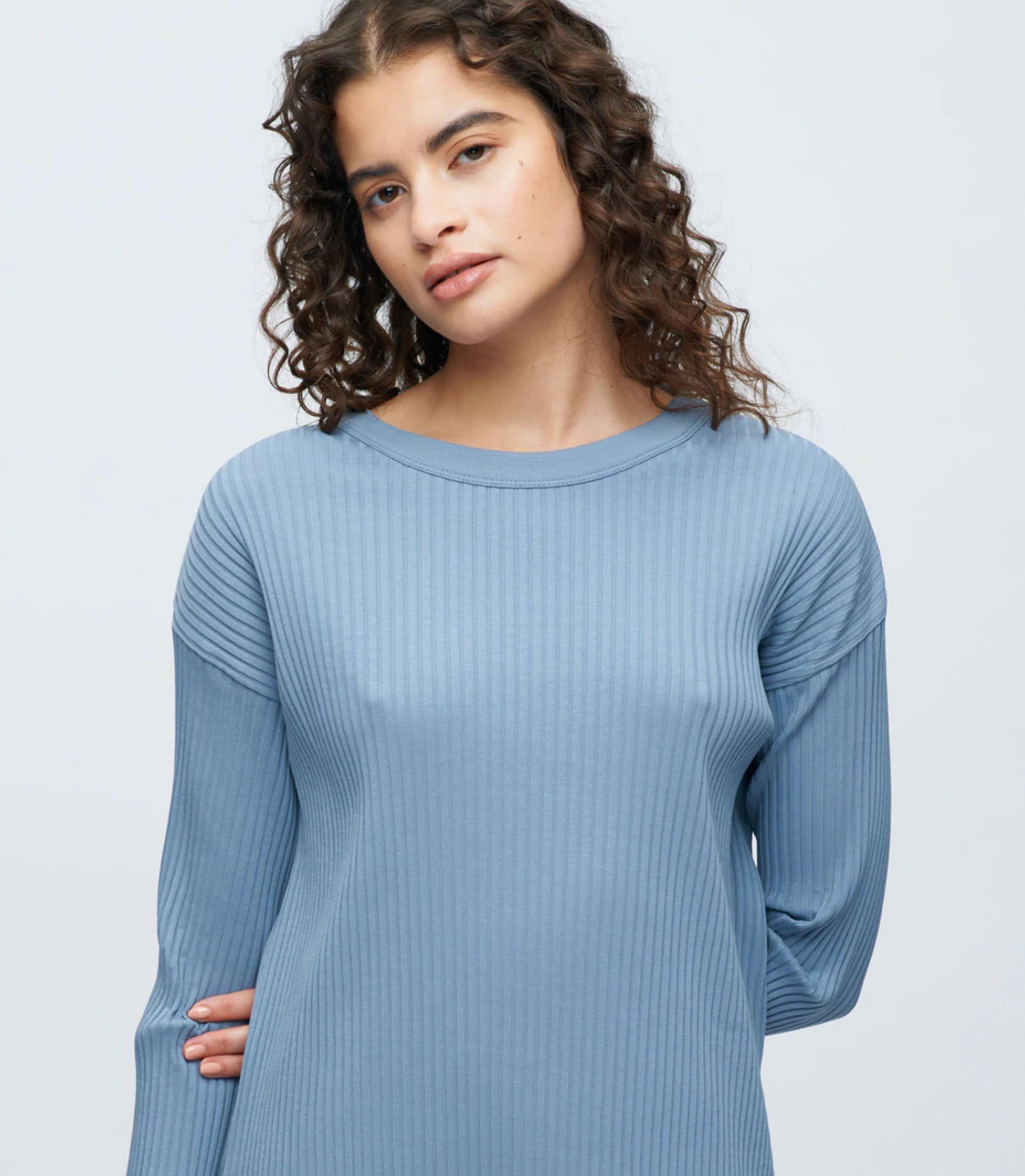 Ribbed Relaxed Longsleeve
