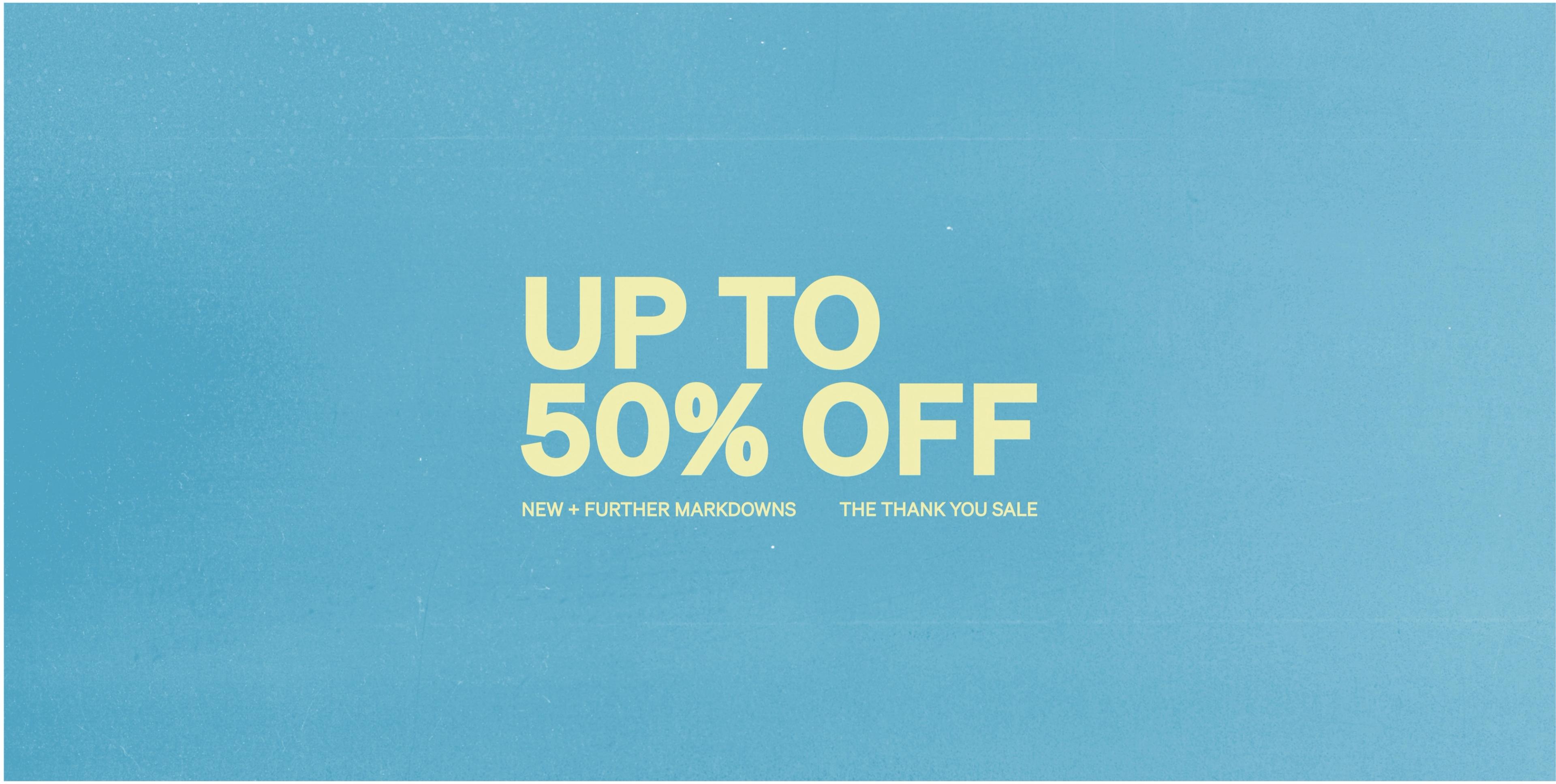 The Thank You Sale
