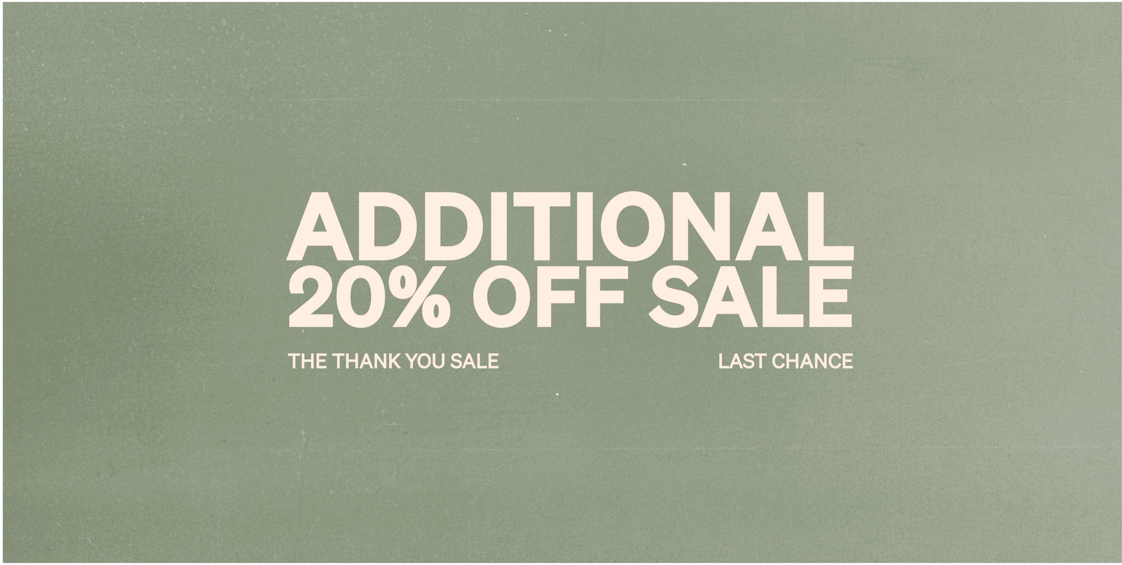 The Thank You Sale