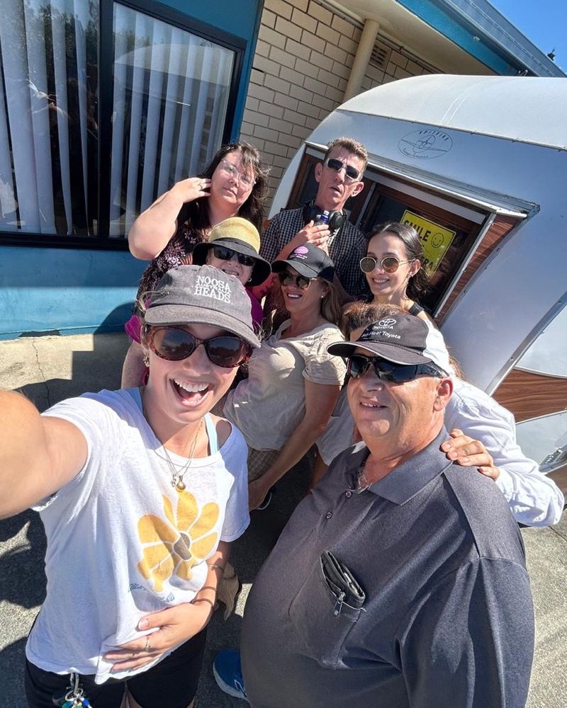 WEYA participant and support worker, Gold Coast outing