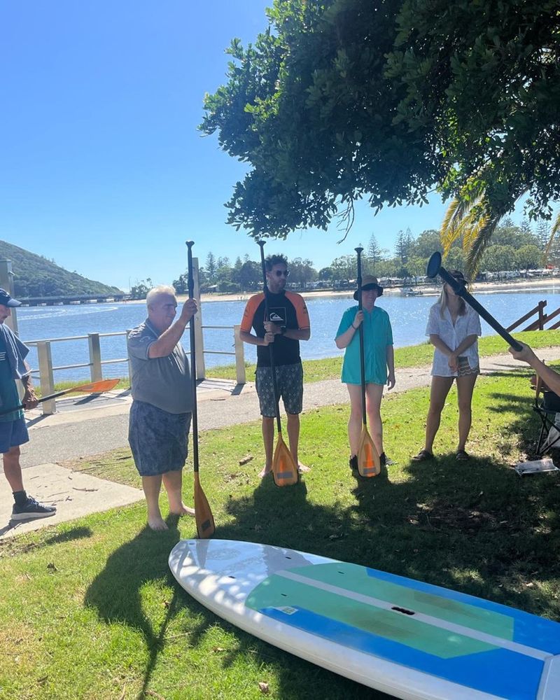 WEYA paddleboard group lesson, Gold Coast Broadwater
