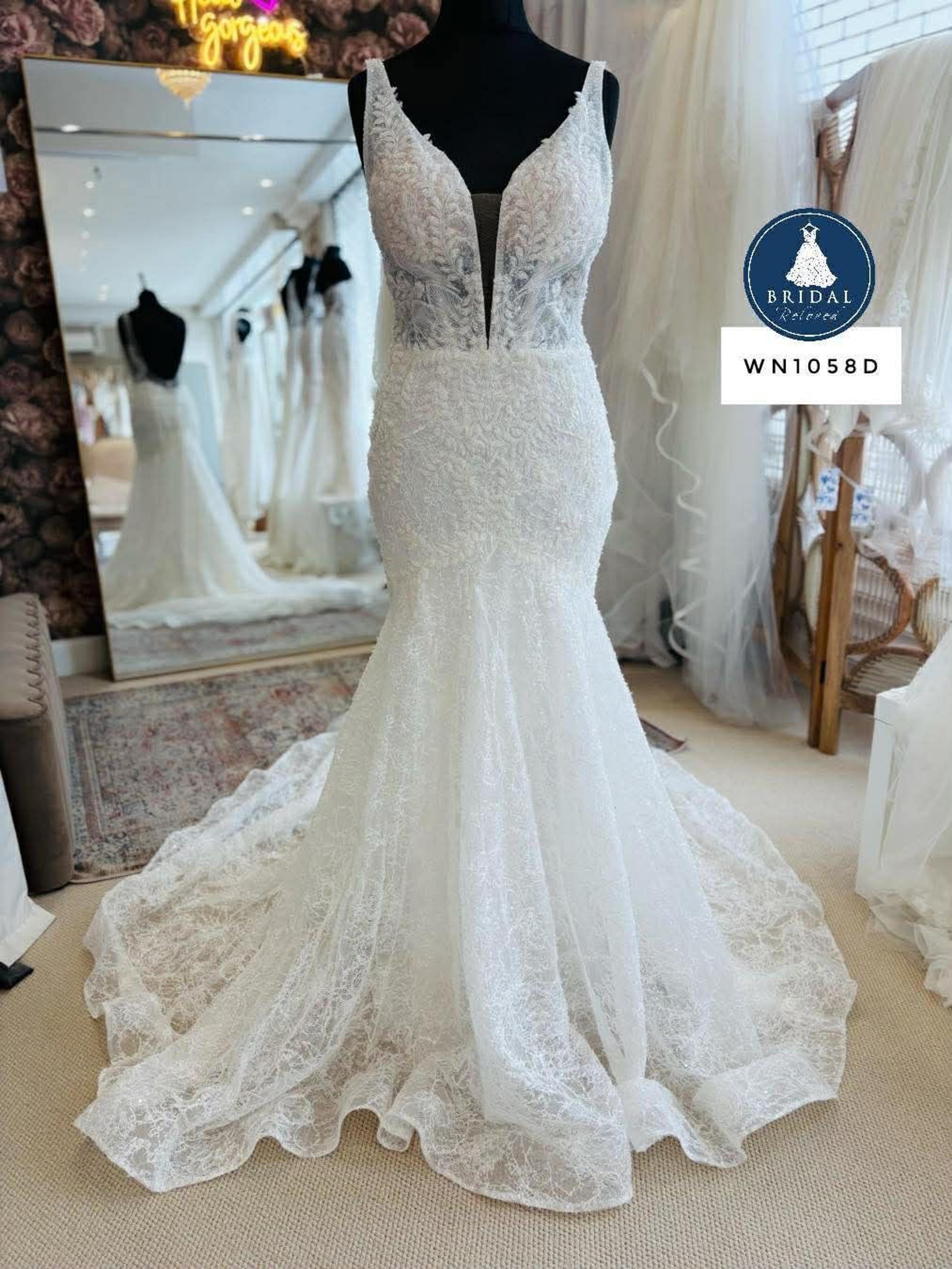 Nicole Milano wedding dress, UK 12