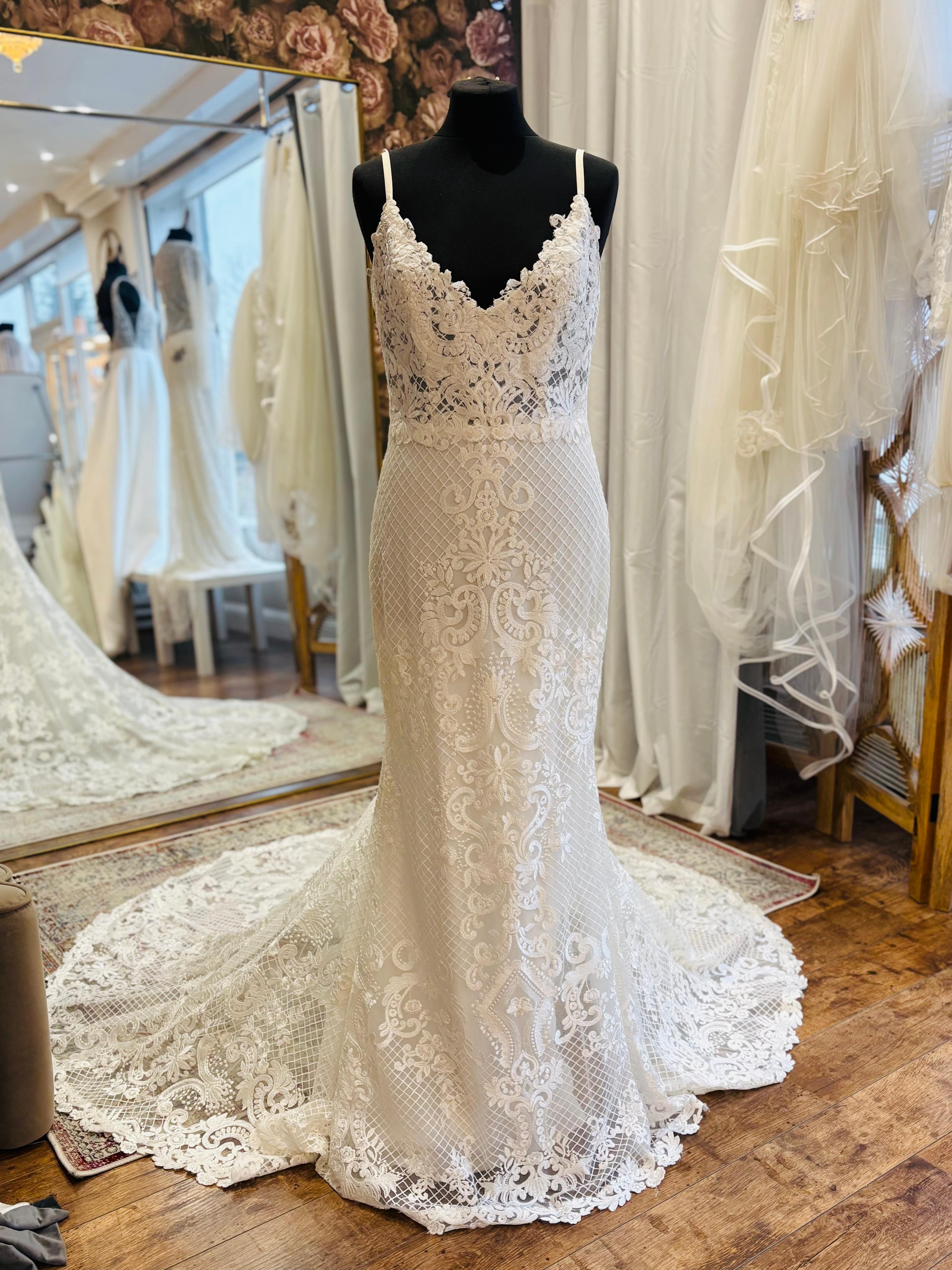 Emmy Mae Bridal wedding dress, UK 10
