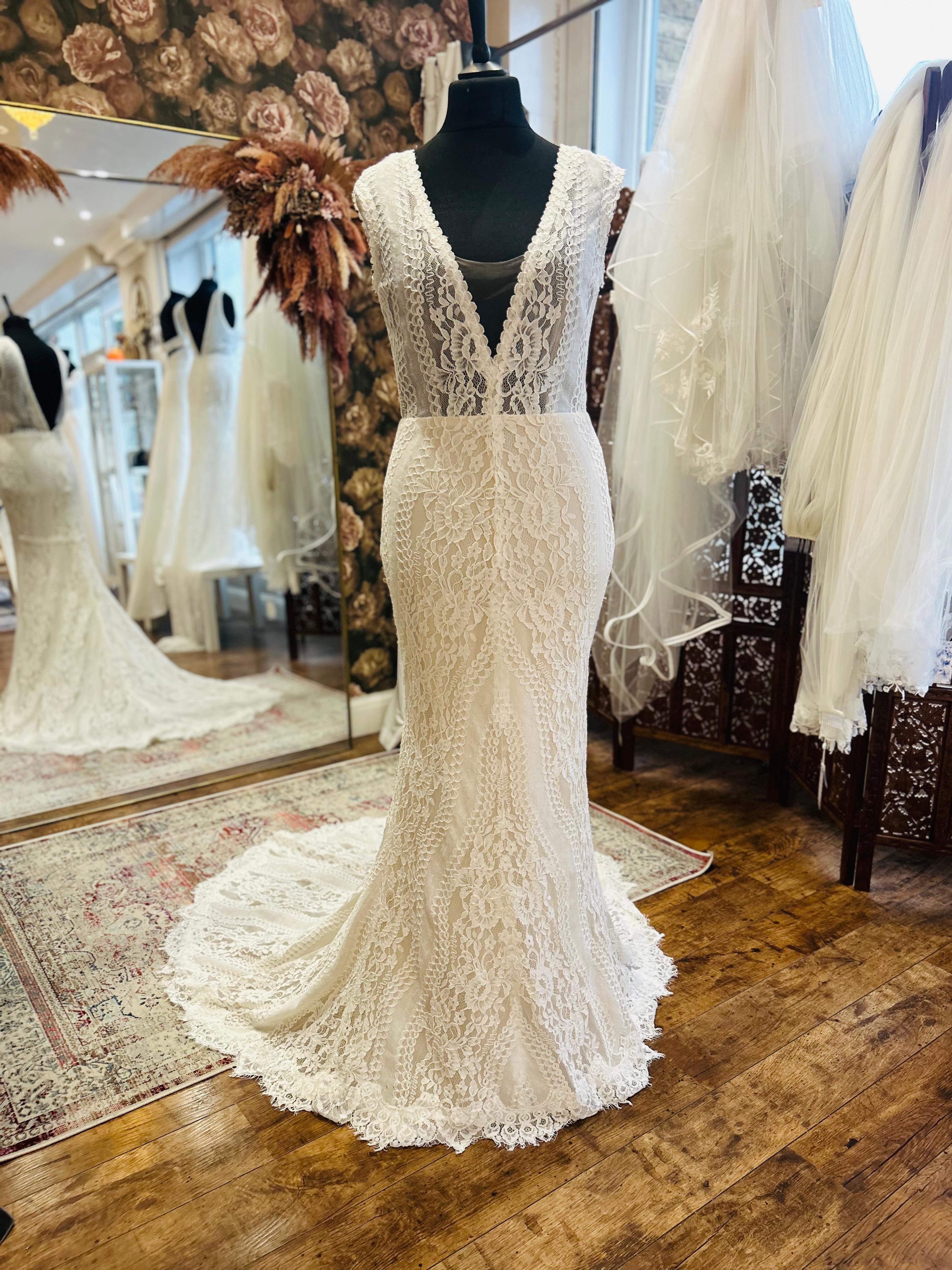 Emmy Mae Bridal wedding dress, UK 14