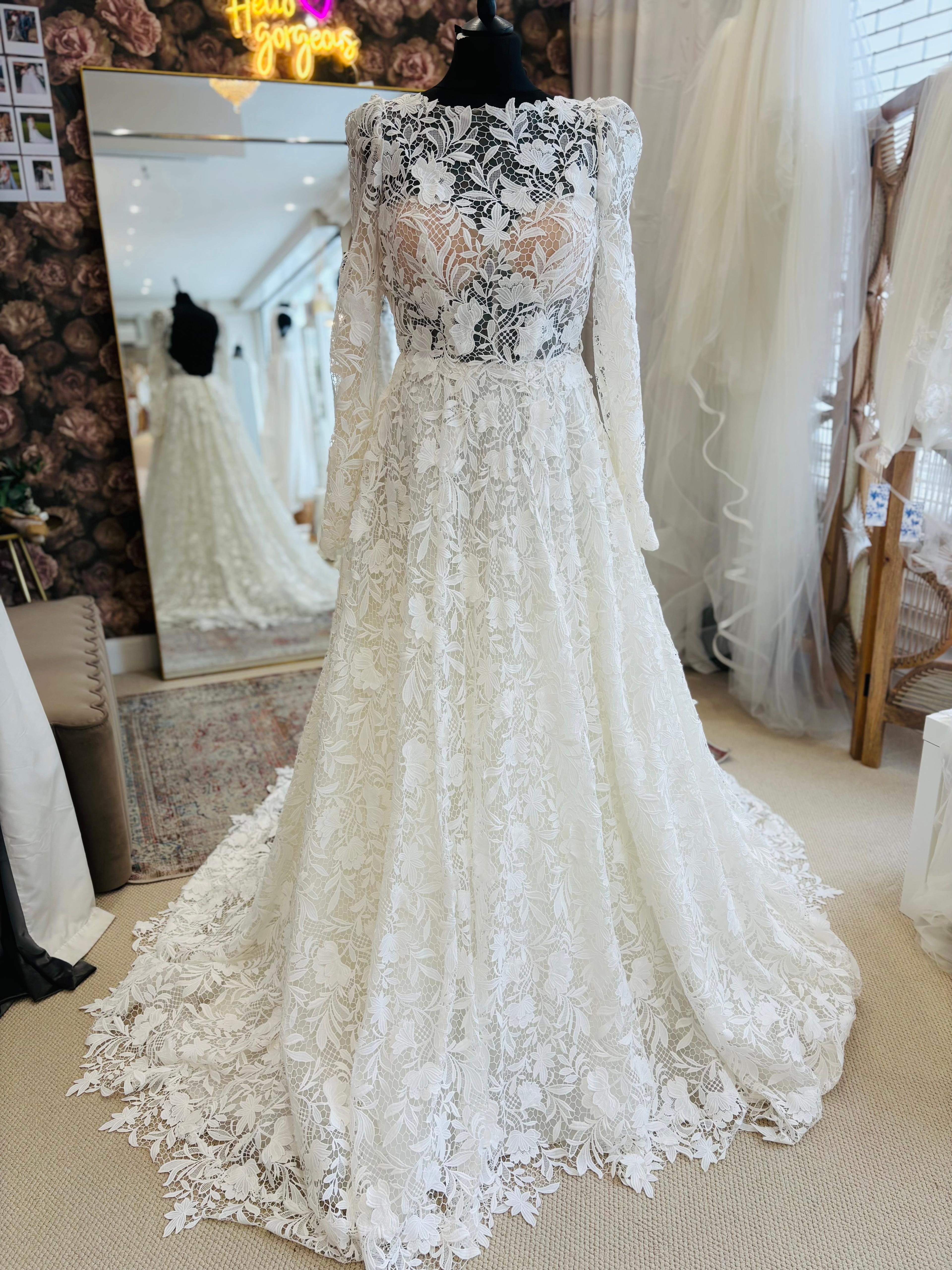 Nicole Milano wedding dress, UK 10