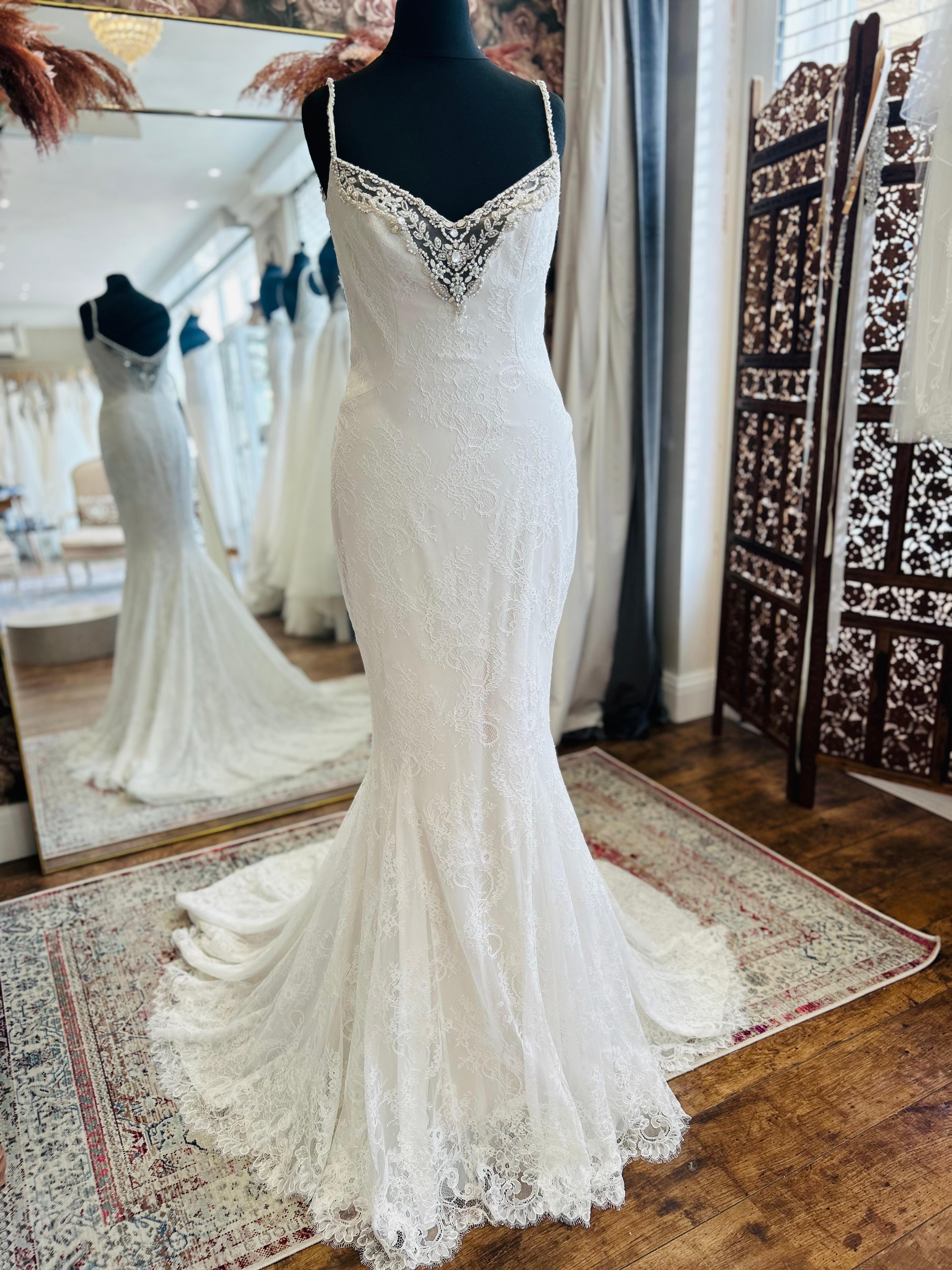 Badgley Mischka wedding dress, UK 8