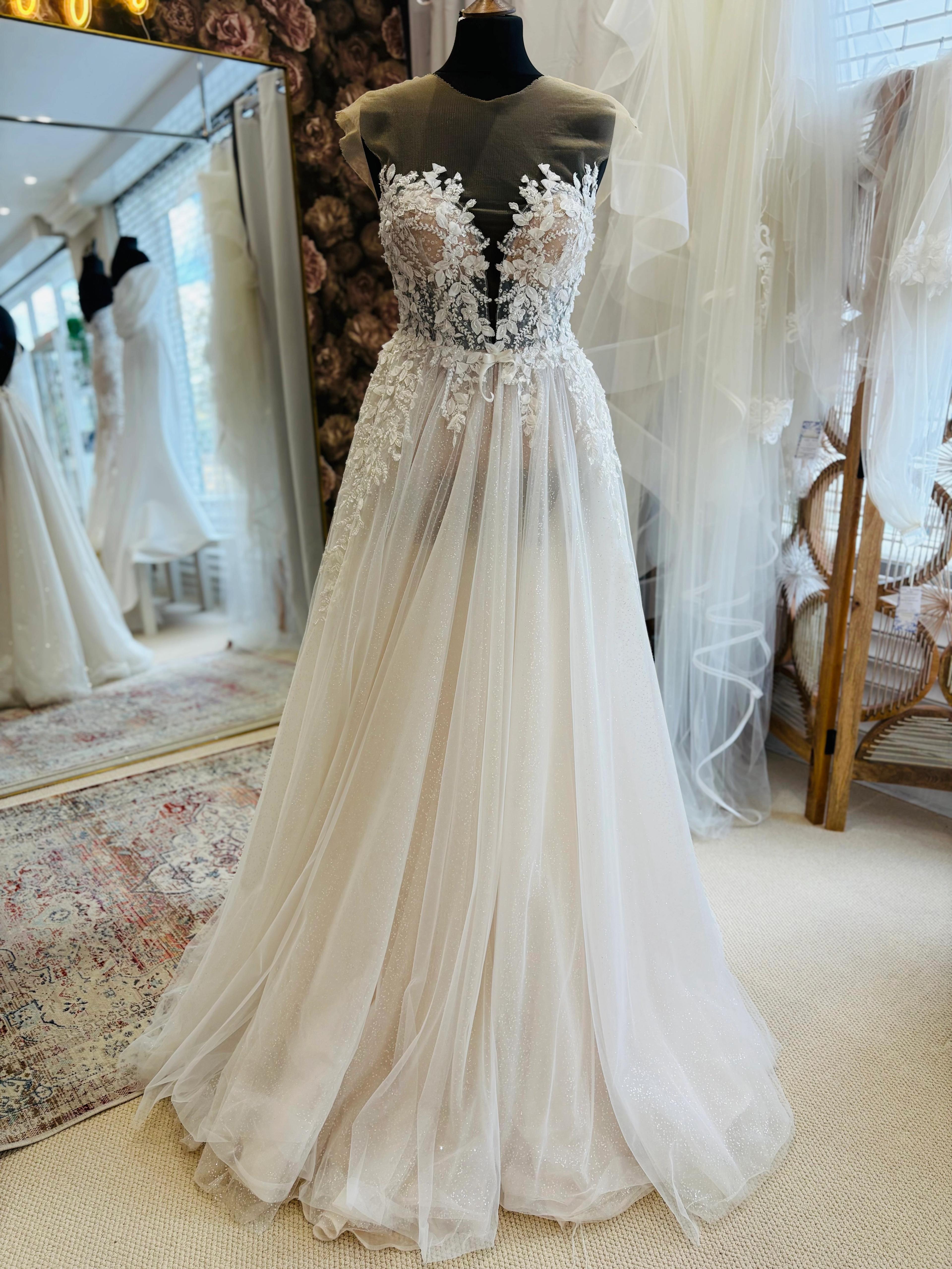 Jolie By Berta wedding dress, UK 12