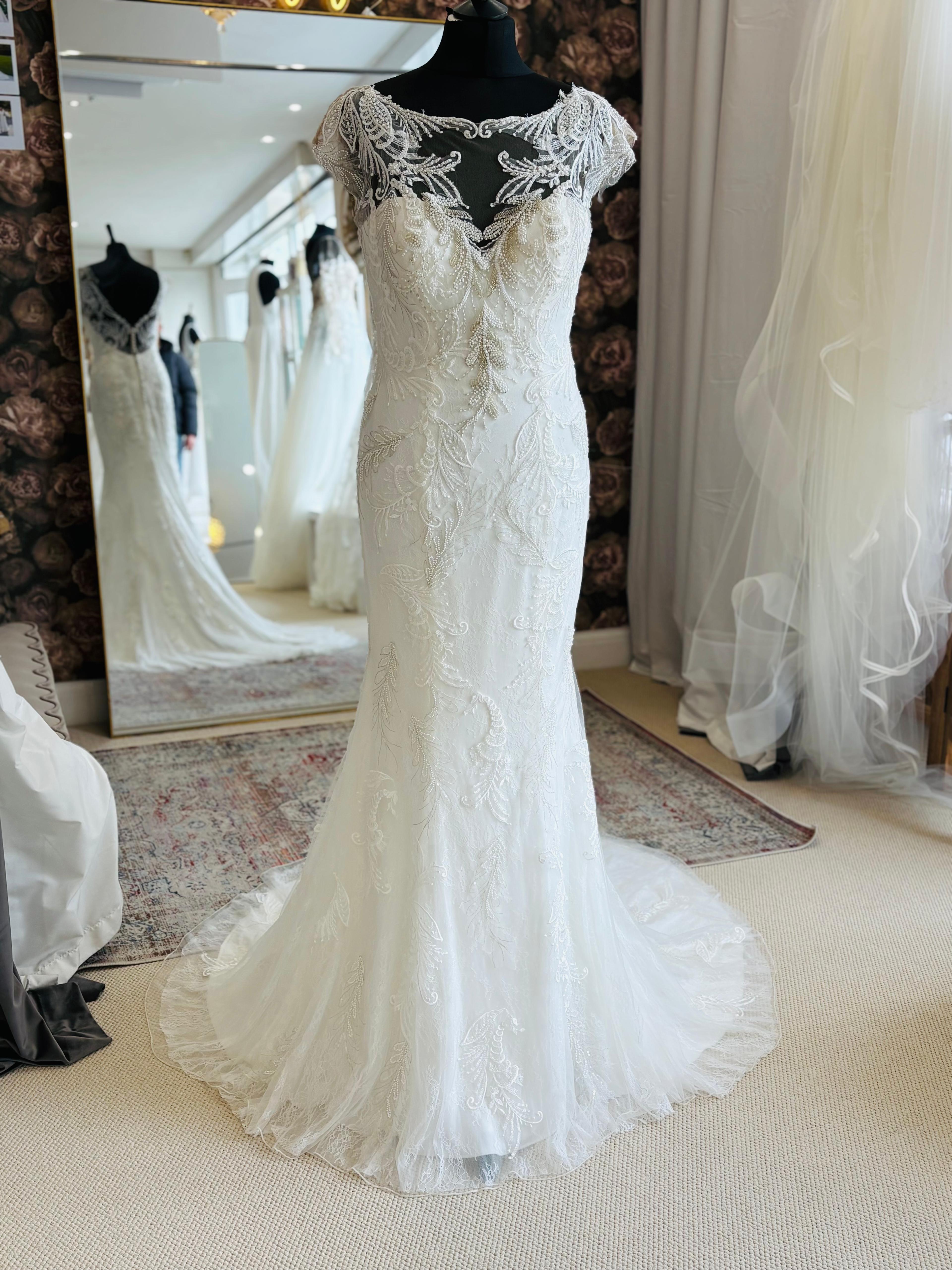 Justin Alexander wedding dress, UK 10